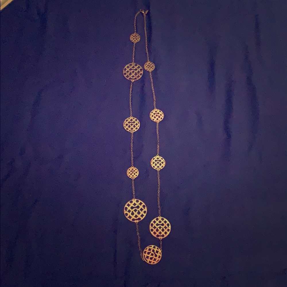 Coach Stirling Silver Long Necklace